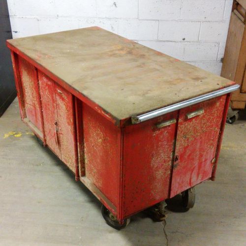 KENNEDY &#039;VERSA-BENCH&#039; WORK CART, 60-1/2&#034; X 32&#034; X 35-1/2&#034;