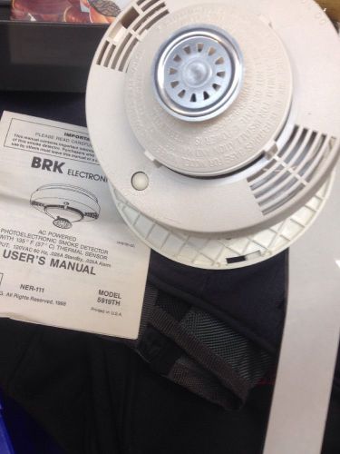 BRK Photoelectronic Smoke Detector With Thermal Sensor 5919TH