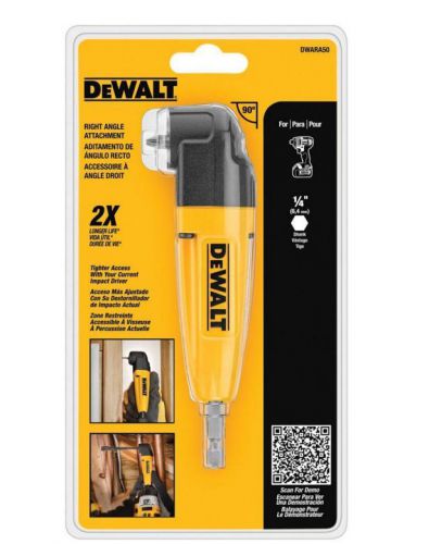 New Dewalt Right Angle Drill Adapter Allows Reaching Compact Tight Spaces