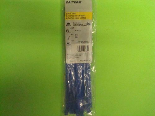20qty 8in blue nylon cable wire zip ties 75lb made in usa quality military specs for sale
