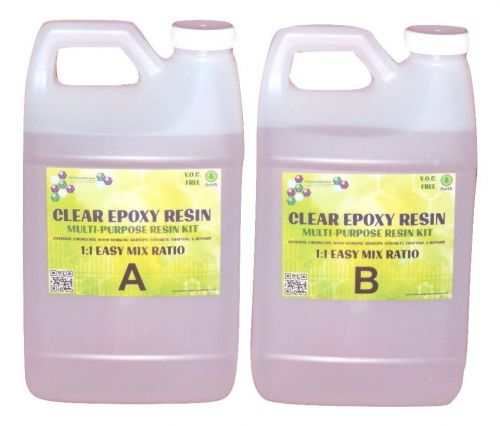 Clear epoxy resin * table top epoxy * wood epoxy * boat epoxy resin - 1 gal. for sale