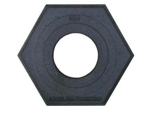 Work Area Protection CB-16 Rubber Channelizer Cone Base, 2.4&#034; Height, 16 lbs