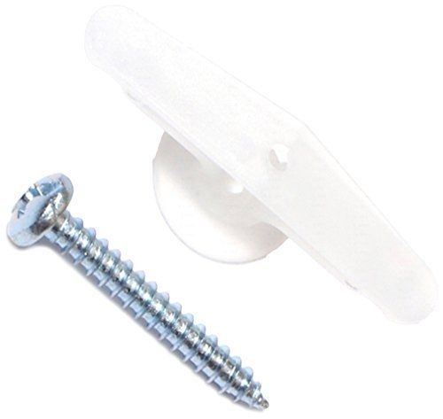 Hard-to-find fastener 014973321734 plastic toggles and screws, 1/4-inch, for sale