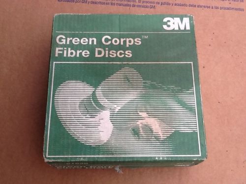 3M GREEN CORPS FIBRE DISCS 16 GRIT 9 1/8 X 7/8 1 BOX 20 COUNT