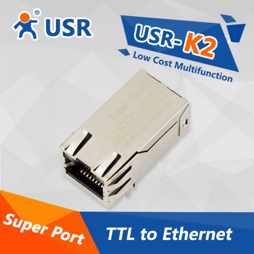 Usr-k2 uart ttl to tcp/ip converter serial ethernet module built-in webpage 2pcs for sale