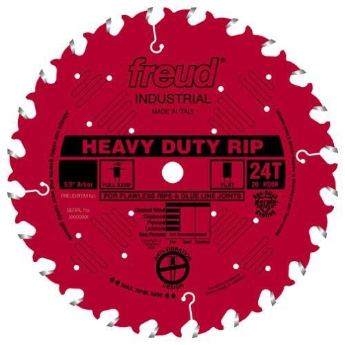 Freud LM72R008 8-Inch 24 Tooth FTG Ripping Saw Blade with 5/8-Inch Arbor and