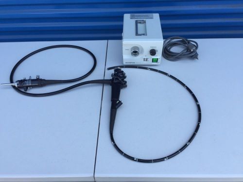 OLYMPUS GIF-XQ40 GASTROSCOPE WITH CLK-4 LIGHT SOURCE, VERY NICE USED CONDITION