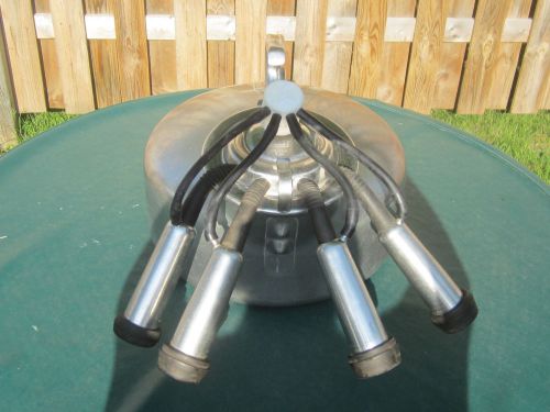 Vtg Babson Bro.Surge Milker Can Teat Cups lid Milking Machine Goats &amp; Cows