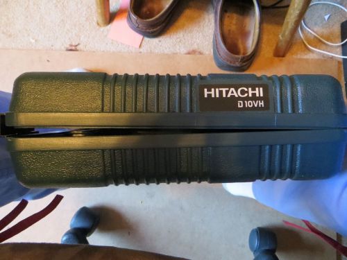 Hitachi D10VH Green Carrying Case only with Warranty Card.