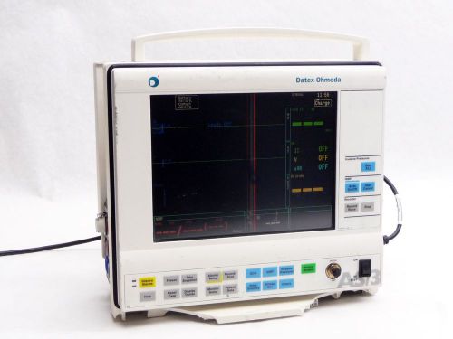 Datex-ohmeda as/3 vital sign anesthesia oximetry monitor+m-nestpr nibp ecg for sale