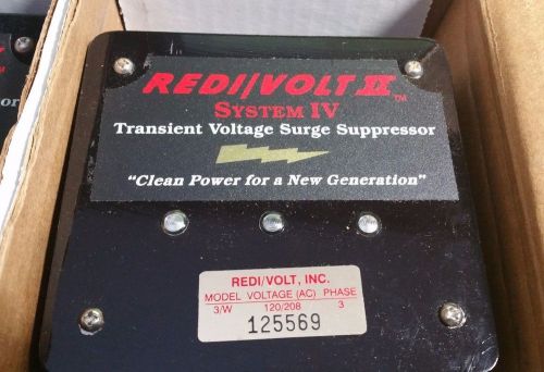 Redi/Volt II System IV Transient Voltage Surge Suppressor CLEAN POWER