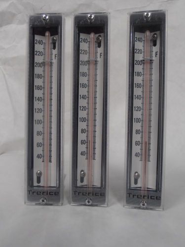 Lot of 3 Trerice Industrial Thermometer 30° To 240° F Used (E5)