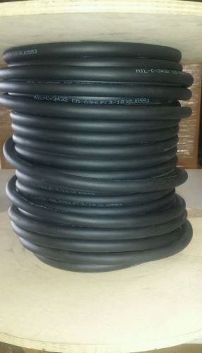 (Approx. 250FT) MIL-C-3432 Black Power Cable 600V 3C Single CO-03HLF(3/18)SJ0553