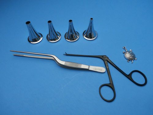 Hartman Ear Speculum &amp; Micro Ear Alligator &amp; Jensen Forceps,ENT Instruments,OR