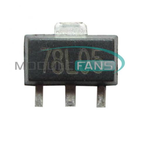100PCS 78L05 L78L05 7805 Voltage Regulator 5V 100mA SOT-89 SMD M
