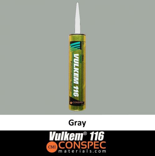 Tremco Vulkem 116 GRAY Polyurethane Sealant - 10.1 oz Cartridge