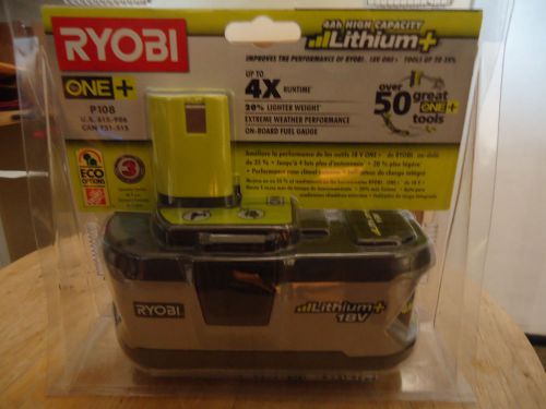 Ryobi P108 Linthium+ 18v Battery Pack
