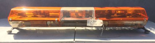 code 3 pse 47&#034; mx 7000 amber light bar clean must see