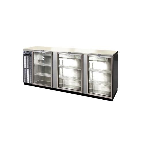 Continental Refrigerator BBUC90-SS-GD Back Bar Cabinet, Refrigerated