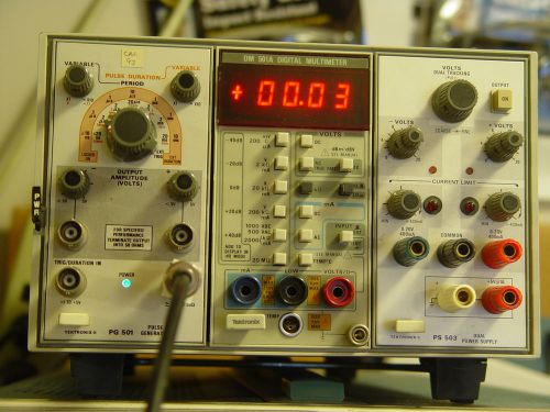 Tektronix TM503 Power Supply With DM501A, PS502, PG501