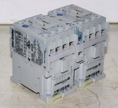 NEW  Allen-Bradley (Dual) 100C16*01B contactors yielding 6 NO and 4 NC contacts