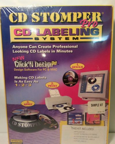 CD stomper pro cd labeling system sample kit