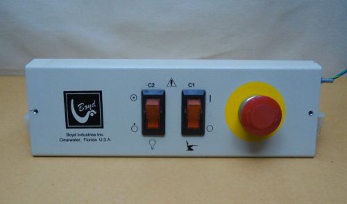 MASTER CONTROL PANEL FOR BOYD DENTAL MODEL S-2615 ORAL SURGERY CHAIRS