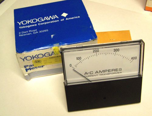NIB Yokogawa Panel Meter (AC) 0 - 400 Scale Cat# 251440LSSC ... ZM-77