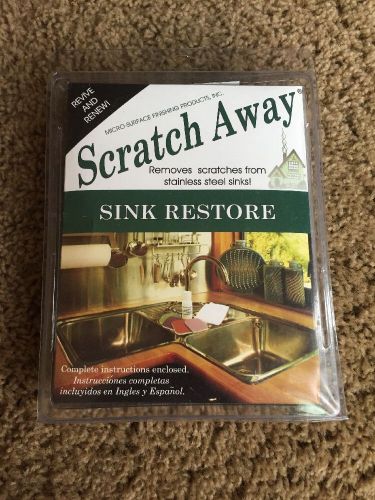 Micro-Mesh Scratch Away Remover - Stainless Steel Sink Restore Kit