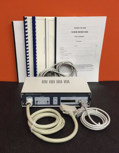 Amel NR2000 Noise Reducer, includes Softassist 1.04 Software, Cables &amp; Manual
