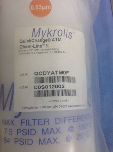 MYKROLIS QuickChange®ATM Chem-Line II Disposable Filter, QCDYATM0F