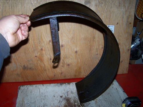 Old fuller johnson n hit miss gas engine crank guard shield 5hp steam tractor for sale