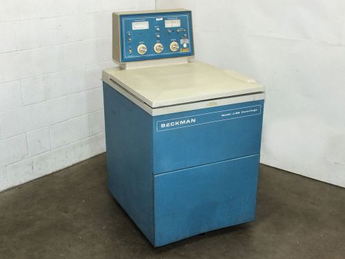 Beckman high capacity refrigerated centrifuge with js-5.2 4-bucket rotor (j6b) for sale