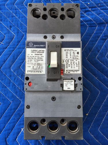 General electric sfha36at0250 circuit breaker 250 amp 3 pole 600 v certifiedused for sale