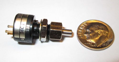 Spectrol model 140  10k ohm sub-mini 2w 1/2&#034; od ww precision pot locking   nos for sale