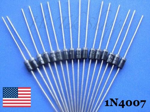 1N4007 Diode Rectifier 1A 1000V MIC- 10 Pieces U.S. Seller
