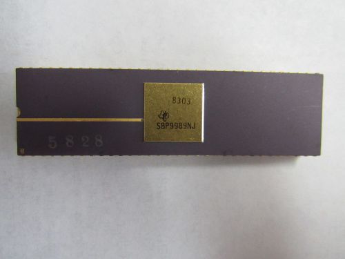 Texas Instruments Microprocessor, SBP 9989NJ, 16 bit, 64 pin cerdip package