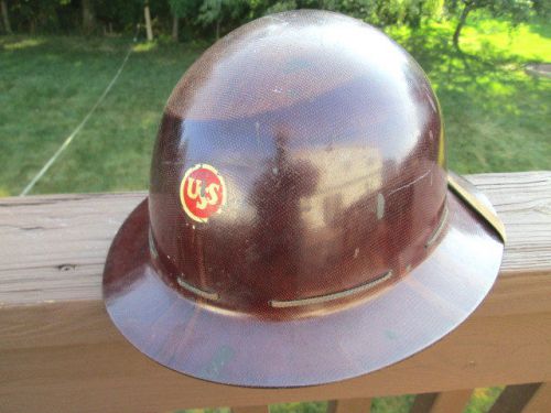 Vintage msa u.s. steel skullgard doughboy hardhat helmet uss for sale