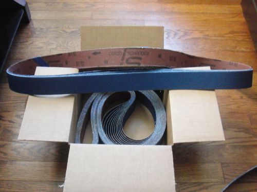 2&#034; x 72&#034;  Ceramic Sanding Belts P60 Grit - 3 Belts Per Pack