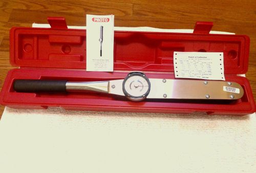 Proto Dial Torque Wrench 0-175 FT LBs / 250 N-M 1/2&#034; drive J6121NMF