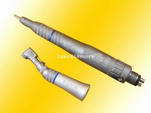 Low Speed Straight Handpiece Contra Angle Air Motor Kit E-Type M4 A-1 4hole