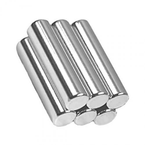 1/4 x 1 inch neodymium rare earth cylinder magnets n48 (6 pack) for sale