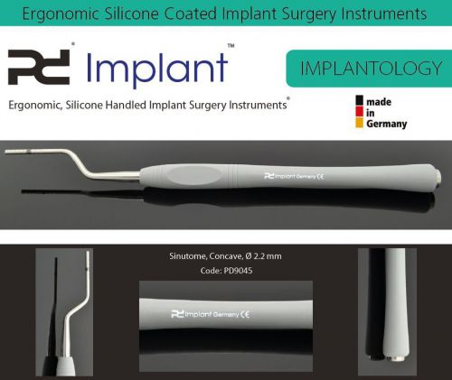 Sinutome bayonet concave ?2.2mm, ergosoft dental implant surgery instrument for sale