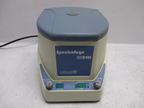 Labnet spectrafuge 24d laboratory benchtop centrifuge c0240-b w/ 24 slot rotor for sale