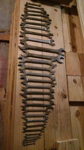 29 Pc Open End Wrench Set Metric Standard Craftsman, KAL, KD, Snap On