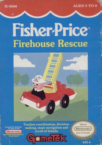 Fisher-Price: Firehouse Rescue (Nintendo NES, 1992)