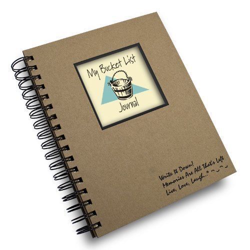 Write it down series, mini my bucket list prompt journal/notebook spiral bound - for sale