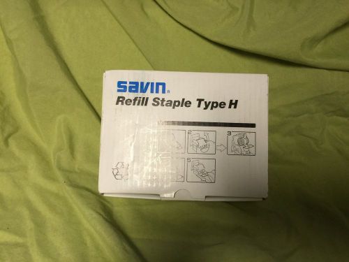 Savin Refill Staple Type H (Full box of 5 cartridges)  EPD 410512