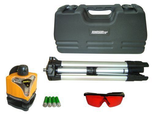 New johnson level and tool 40 0918 rotary laser kit free shipping for sale
