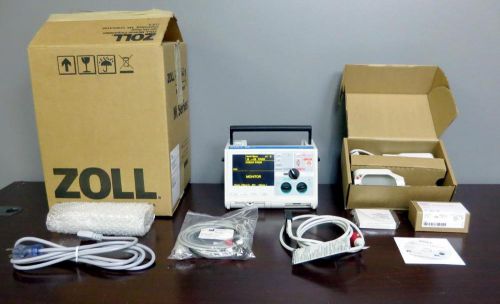 Zoll m series factory refurbished biphasic 3 lead ecg spo2 pacing analyze als for sale